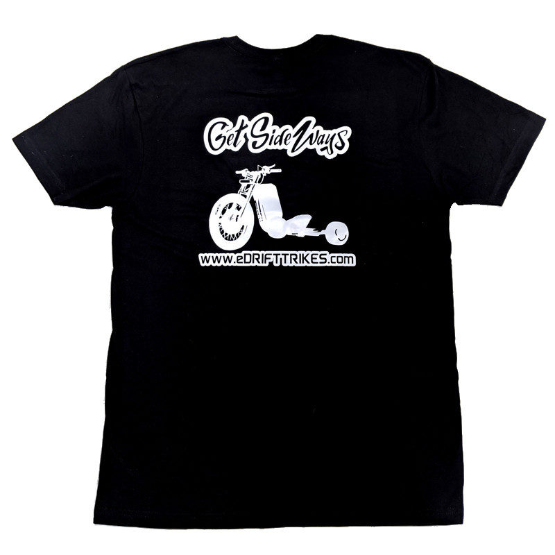 eDriftTrikes Get Sideways Electric Drift Trike Tshirt BACK